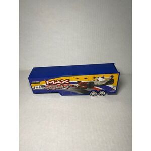 MotorMax Max Racing 05 Toy Hauler Trailer Blue Diecast Car Carrier Accessory